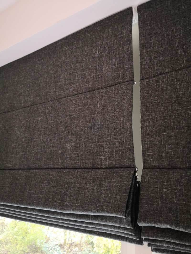 Detale rolety rzymskiej tkanina Omegga