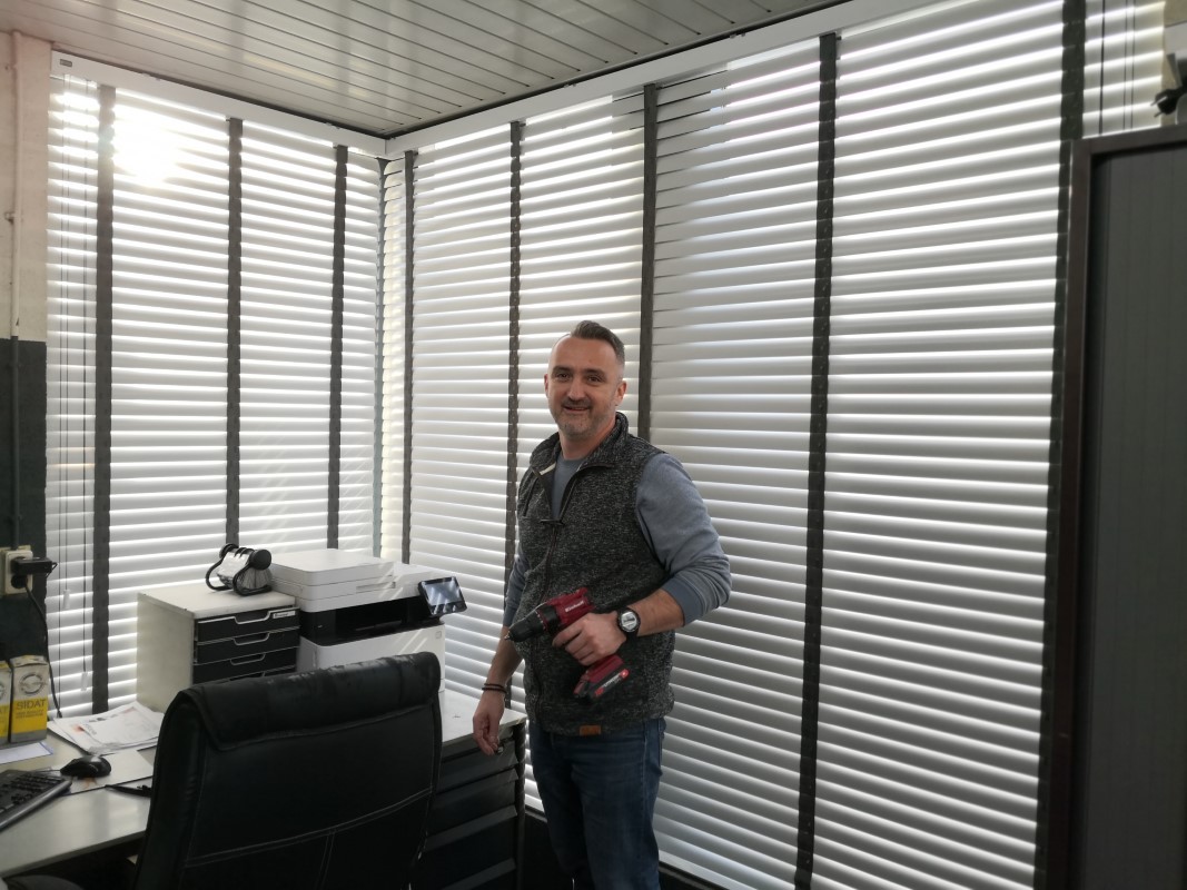 Żaluzje aluminiowe detale Omegga